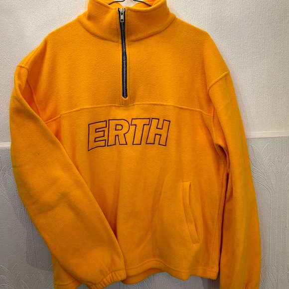 ✨ 2 for $20 ✨ ERTH Fleece Sweater 1/3 zip Size L - Picture 1 of 6